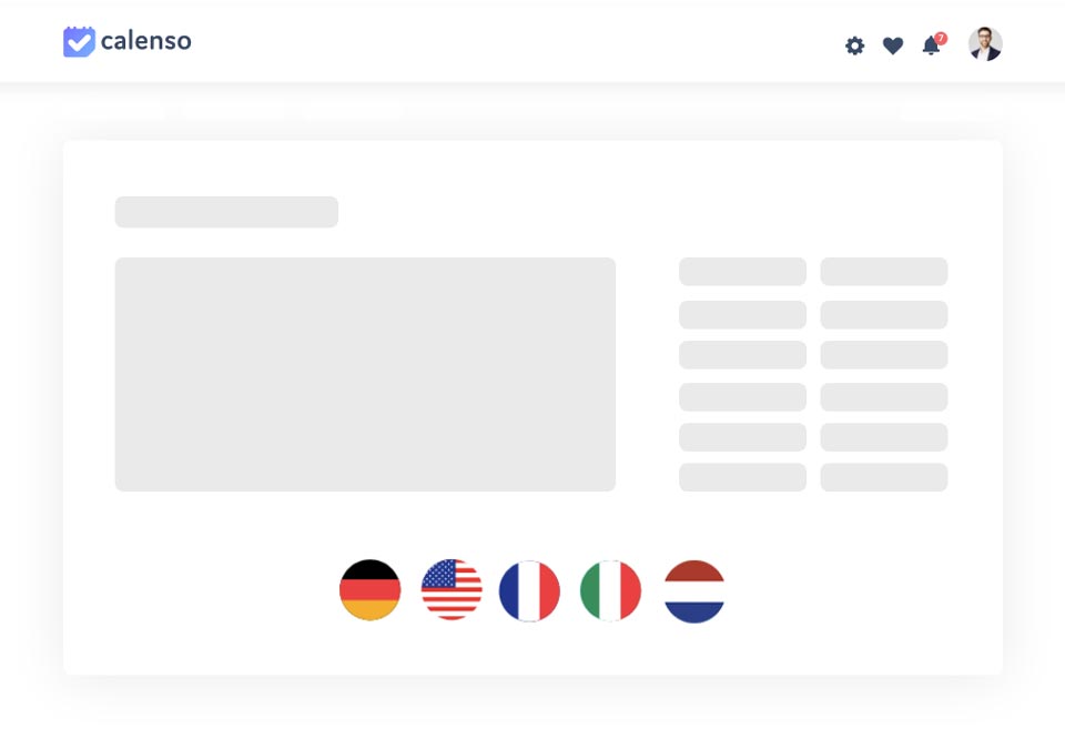multilingual online booking system