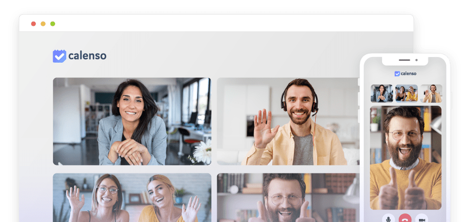 Simple video chat appointments for customers